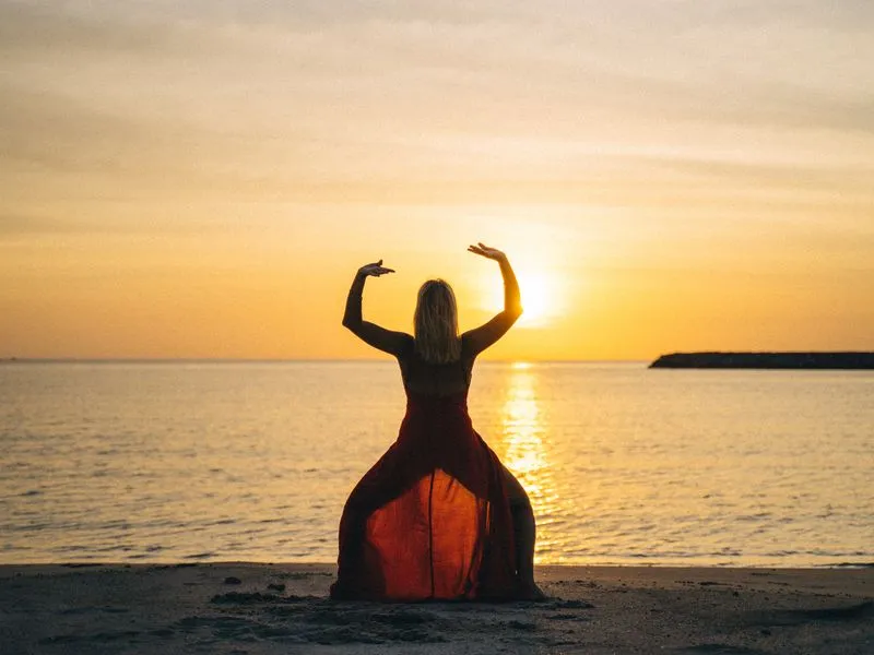 Oasis Retreats wellness site homepage on desktop